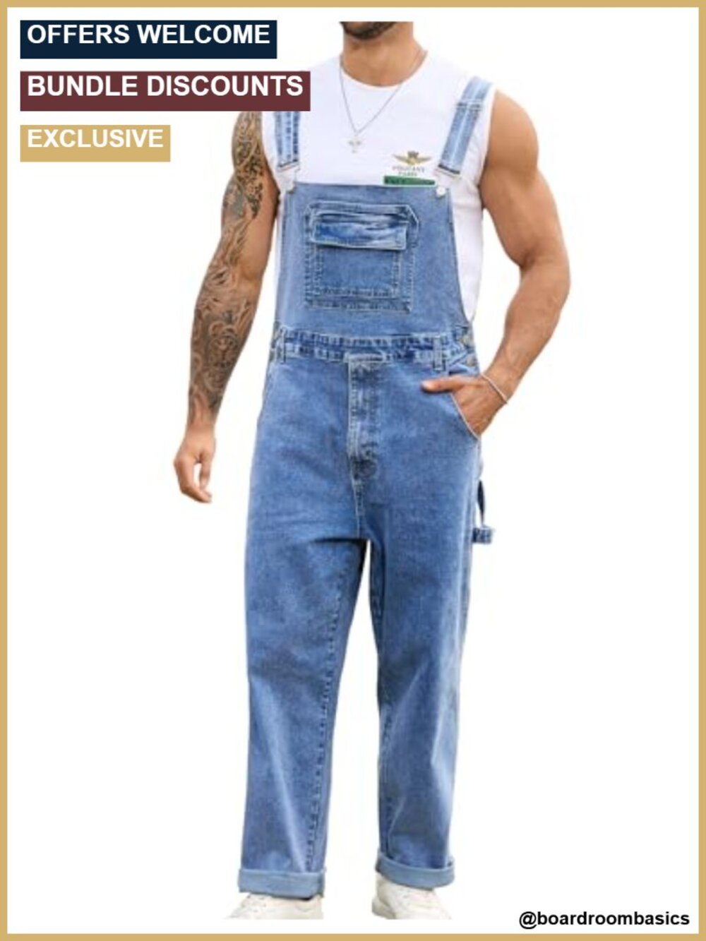 Men's Overalls Stretch Cotton Work Bib Coveralls Adjustable Straps Pockets